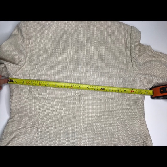 Amanda Smith Petite textured blazer3/4 sleeve 8P - Picture 3 of 9